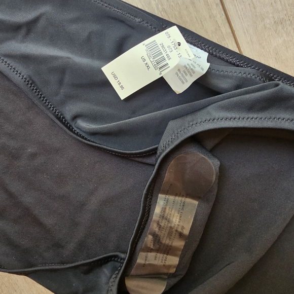 Aerie Blue and Black Bikini Bottoms - Picture 2 of 4